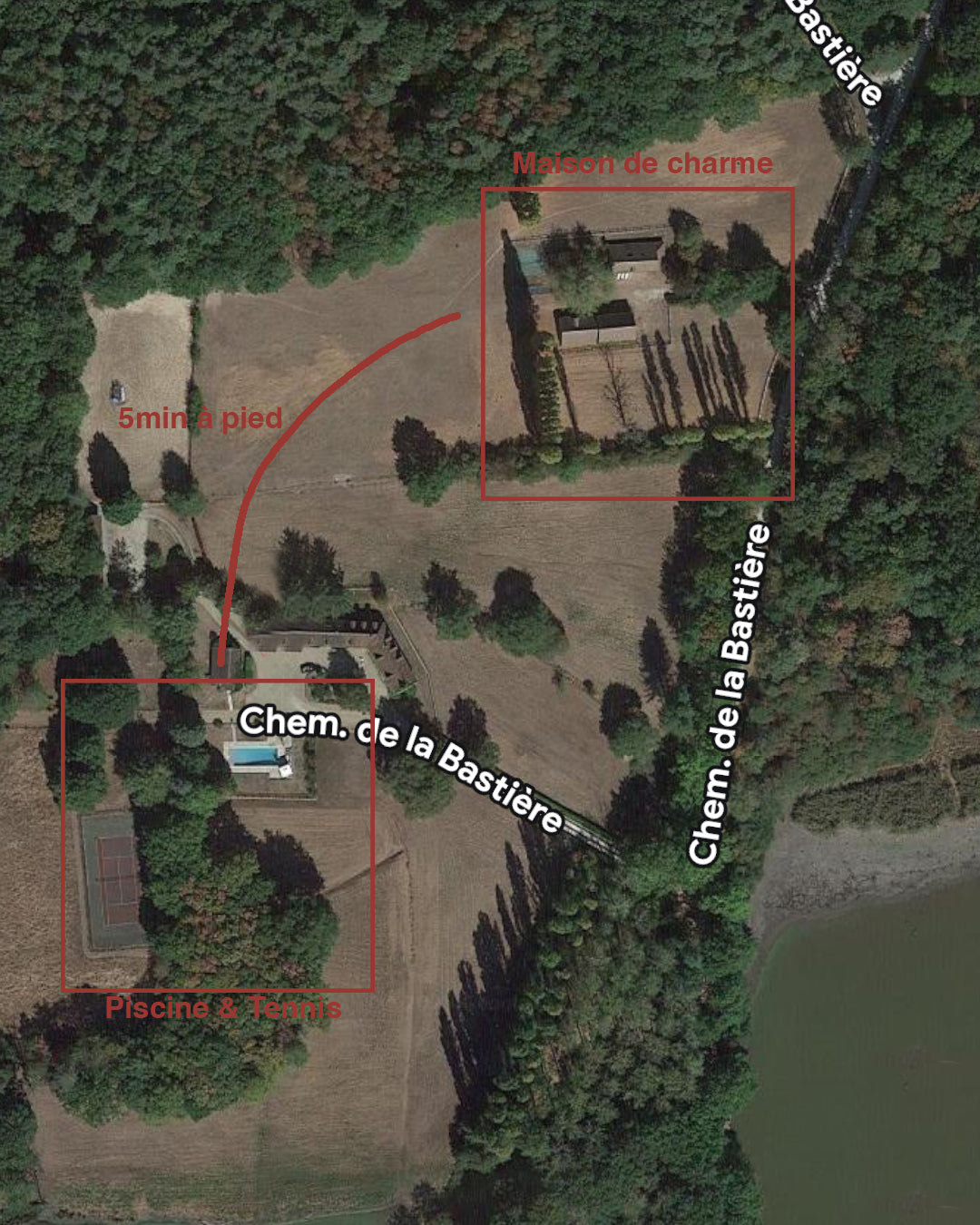 Charmante Maison de Campagne avec Piscine & Court de Tennis Partagés